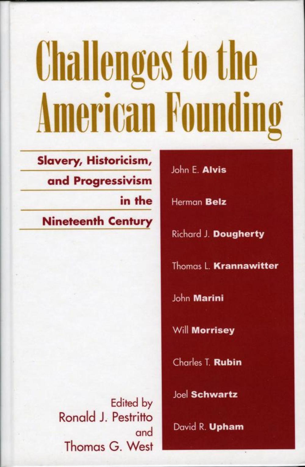 Big bigCover of Challenges to the American Founding