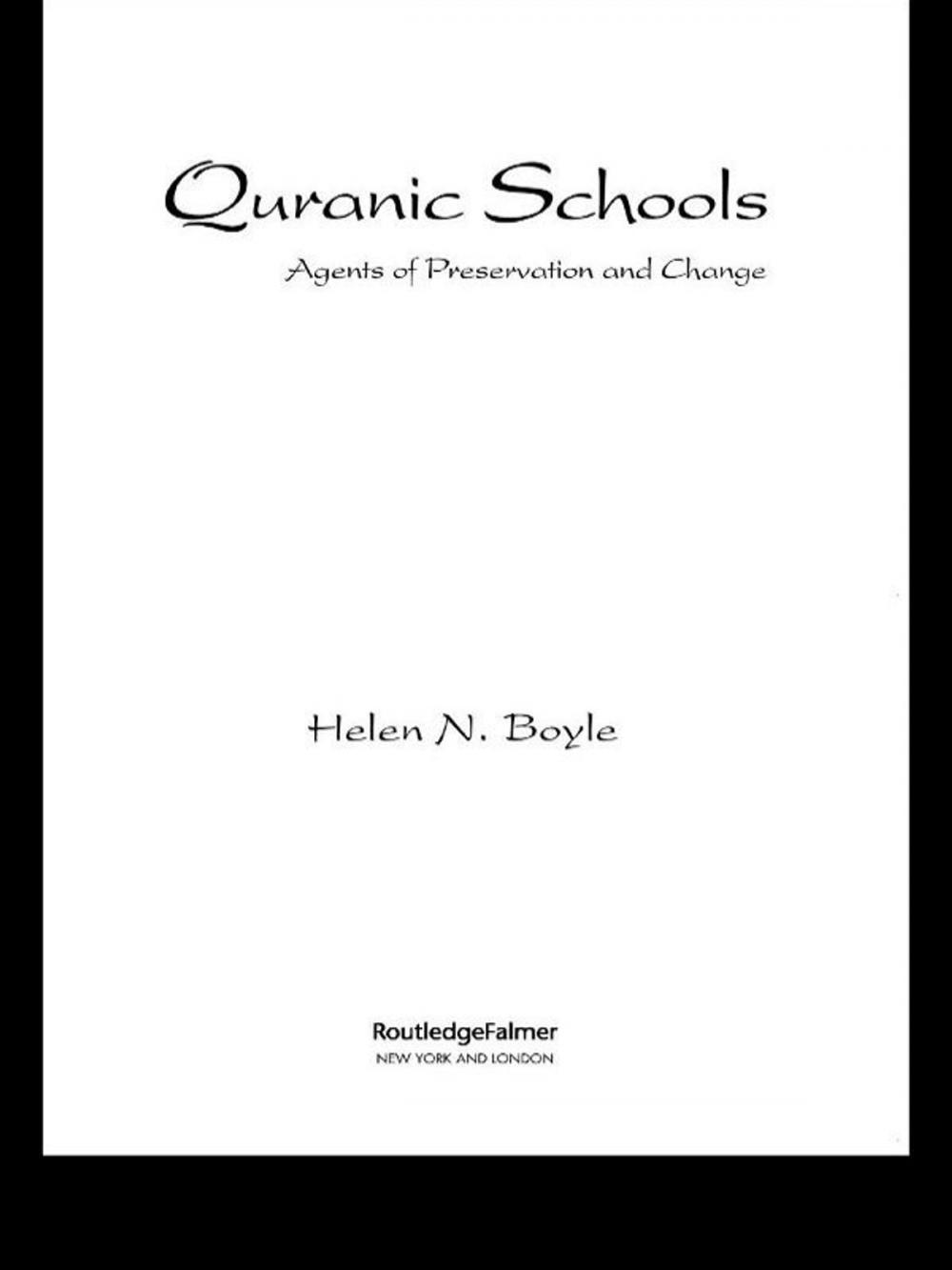 Big bigCover of Quranic Schools