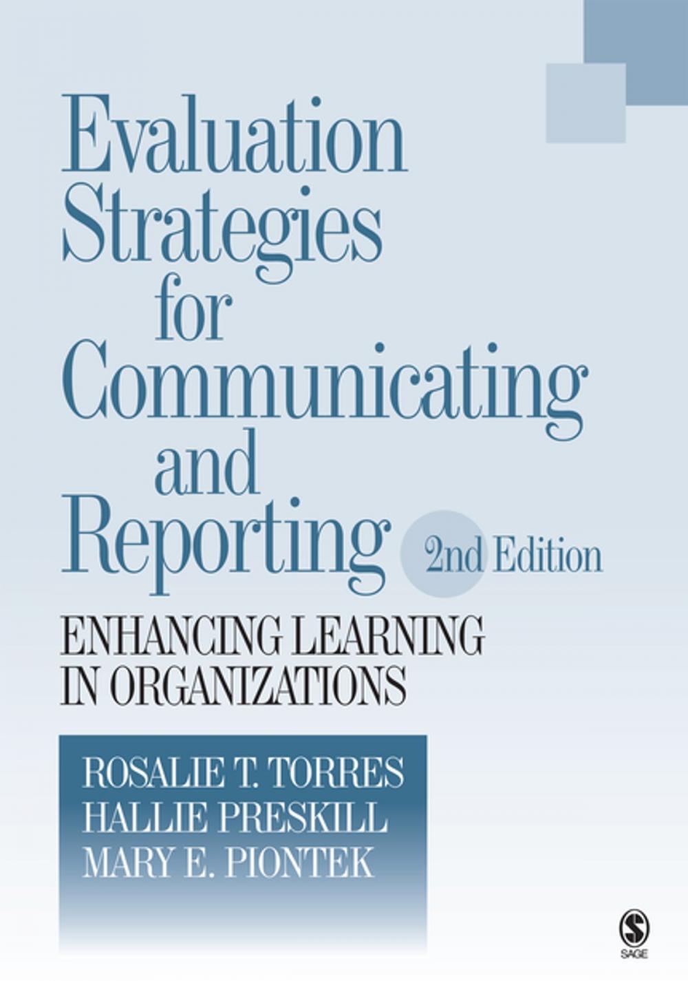 Big bigCover of Evaluation Strategies for Communicating and Reporting