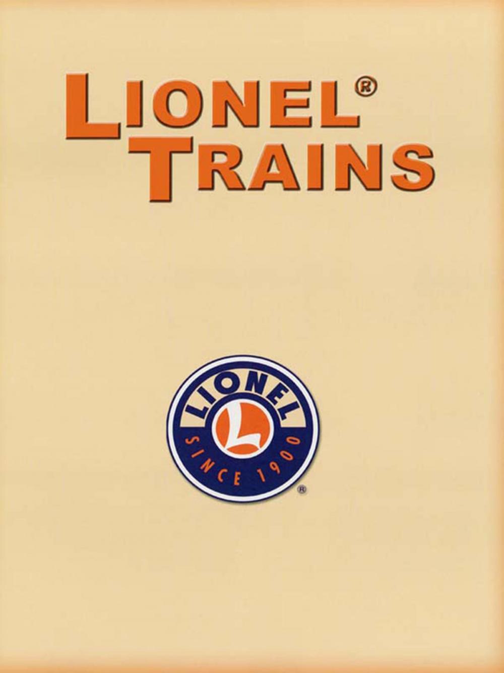 Big bigCover of Lionel Trains