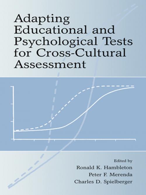 Cover of the book Adapting Educational and Psychological Tests for Cross-Cultural Assessment by , Taylor and Francis