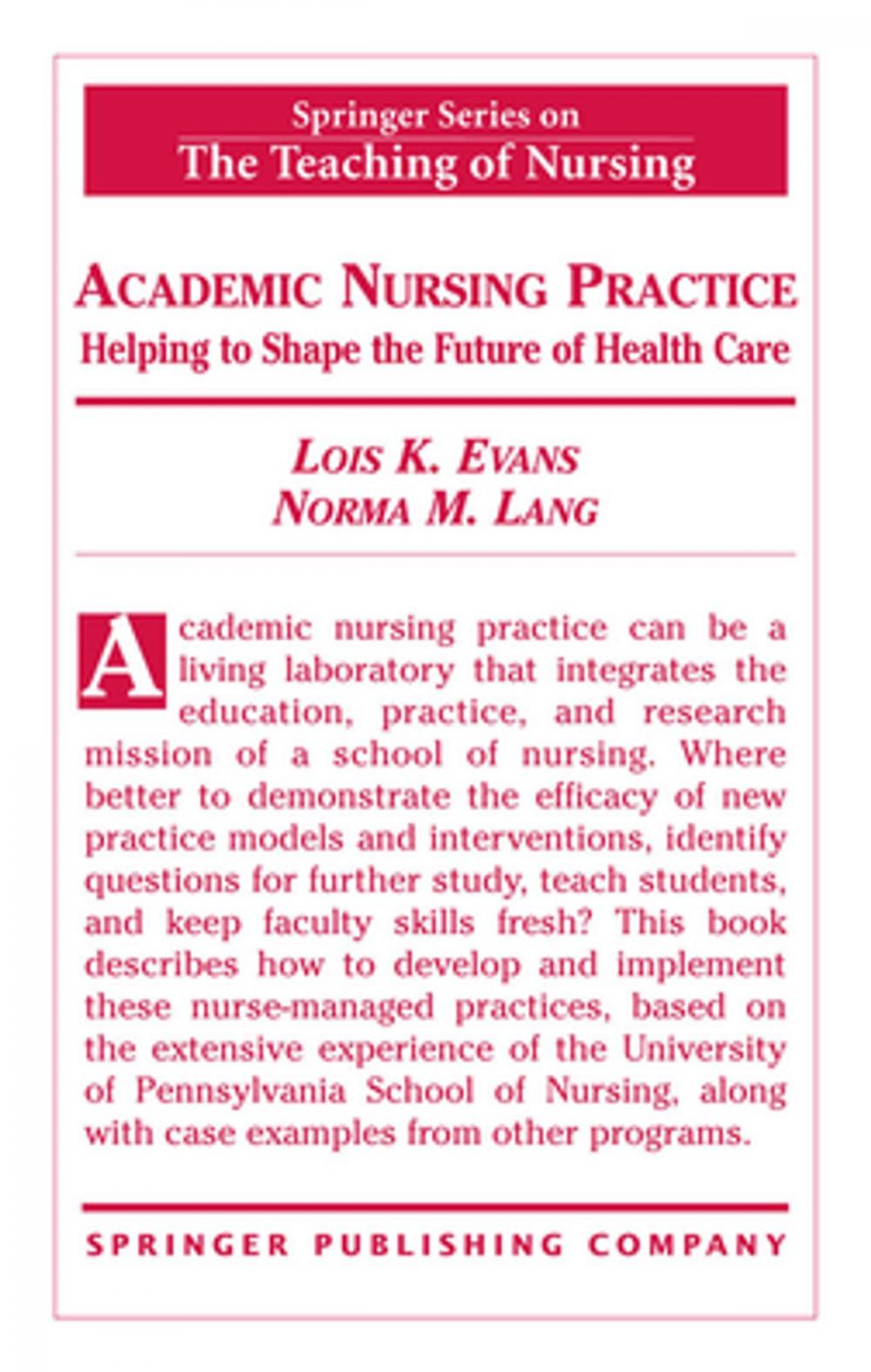 Big bigCover of Academic Nursing Practice