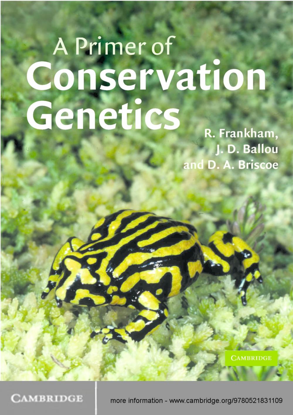 Big bigCover of A Primer of Conservation Genetics