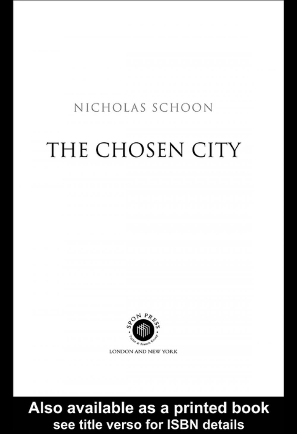 Big bigCover of The Chosen City