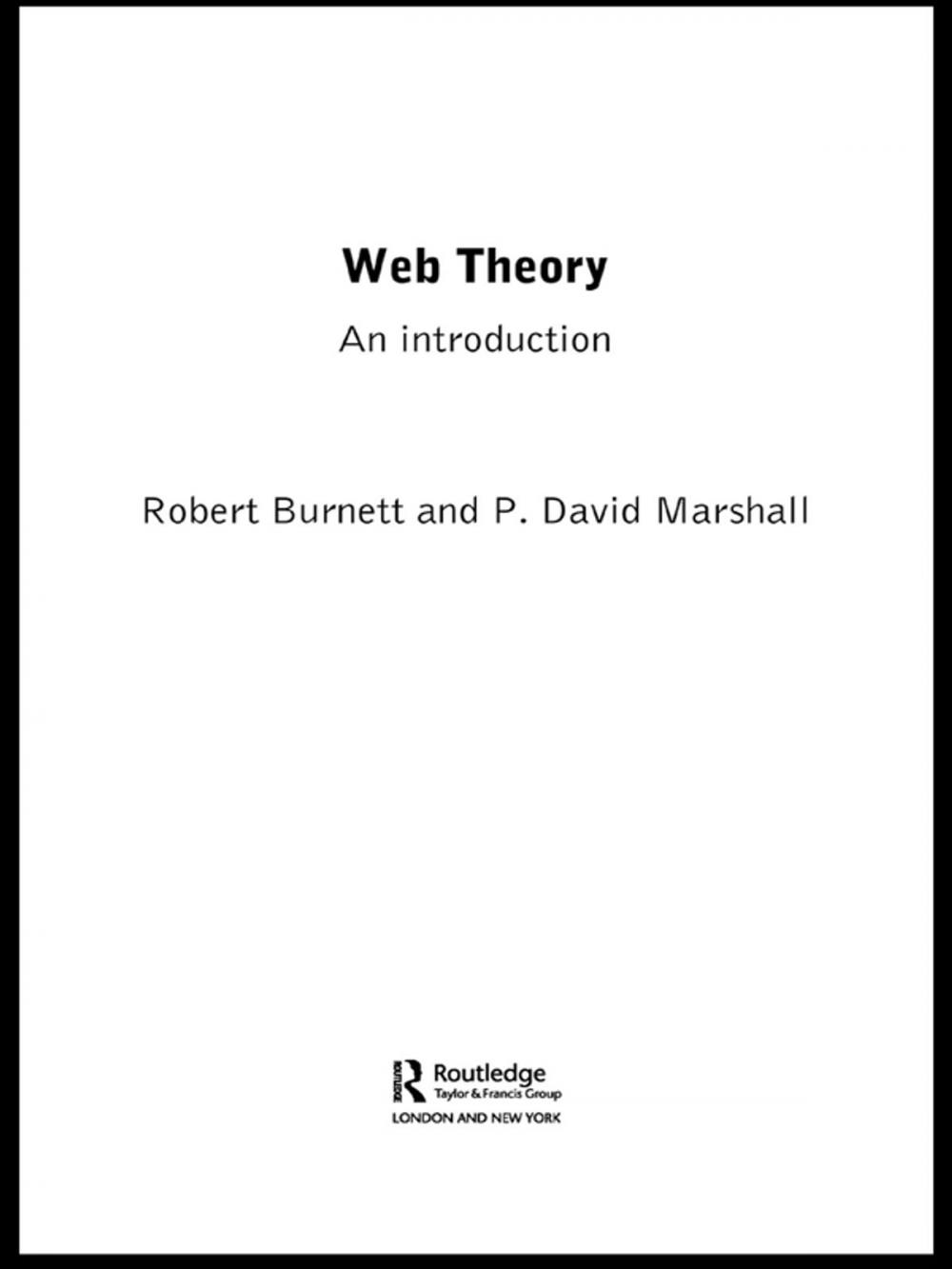 Big bigCover of Web Theory