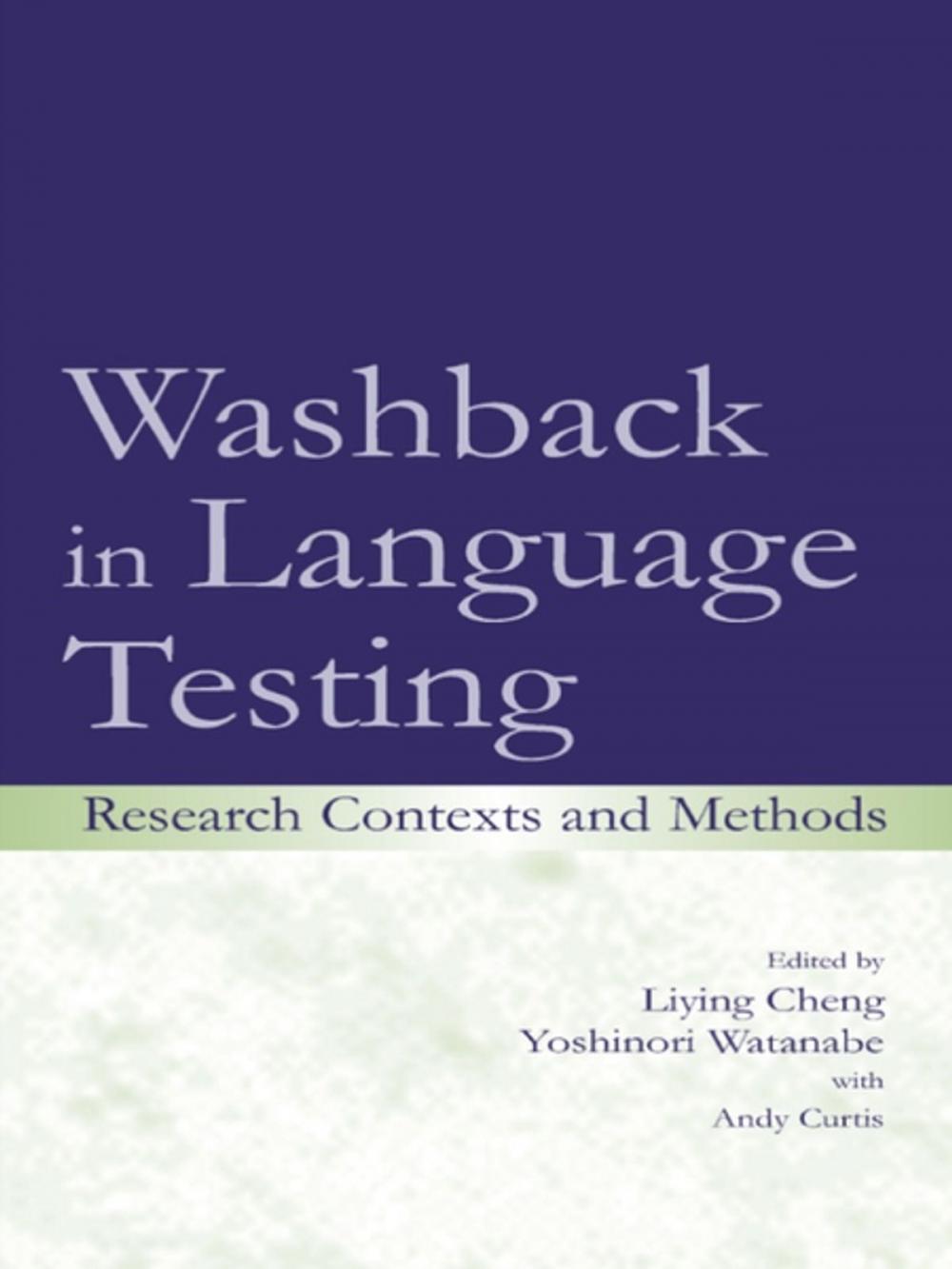 Big bigCover of Washback in Language Testing