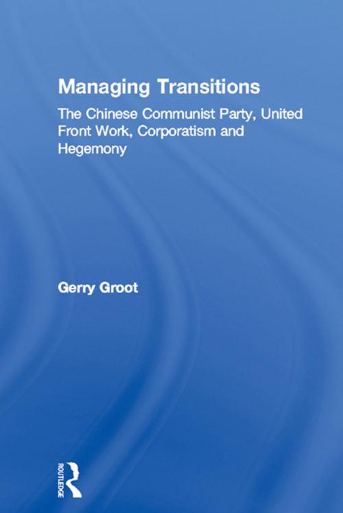 Cover of the book Managing Transitions by Gerry Groot, Taylor and Francis