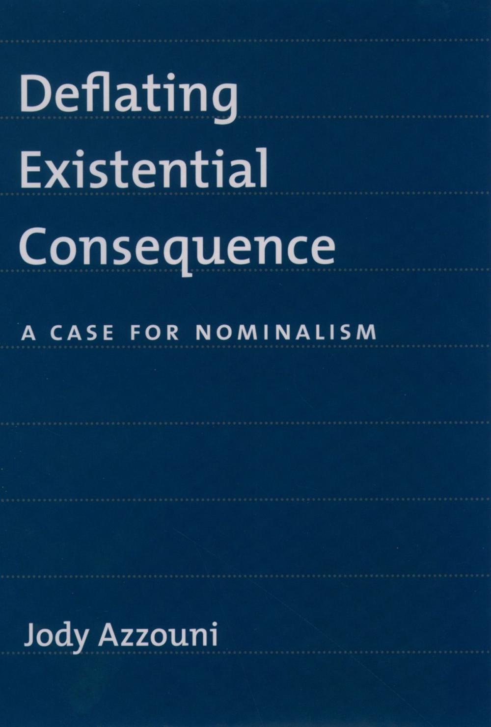 Big bigCover of Deflating Existential Consequence