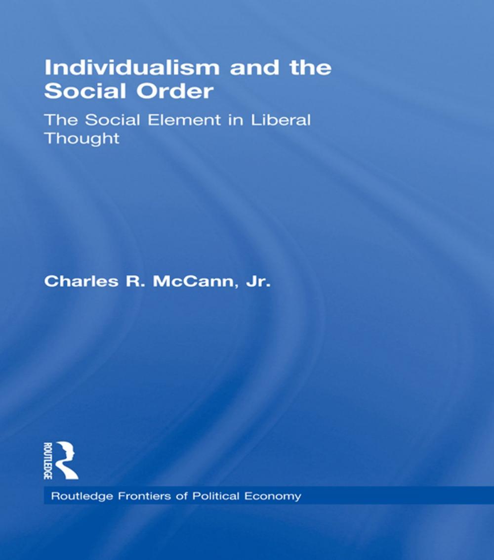 Big bigCover of Individualism and the Social Order