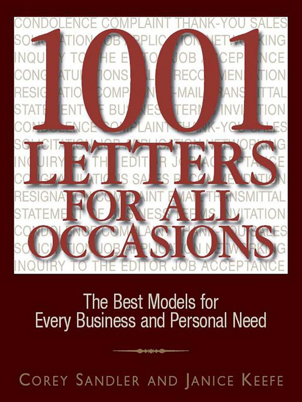 Big bigCover of 1001 Letters For All Occasions