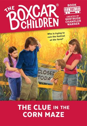 Book cover of The Clue in Corn Maze