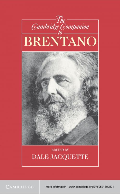 Cover of the book The Cambridge Companion to Brentano by , Cambridge University Press