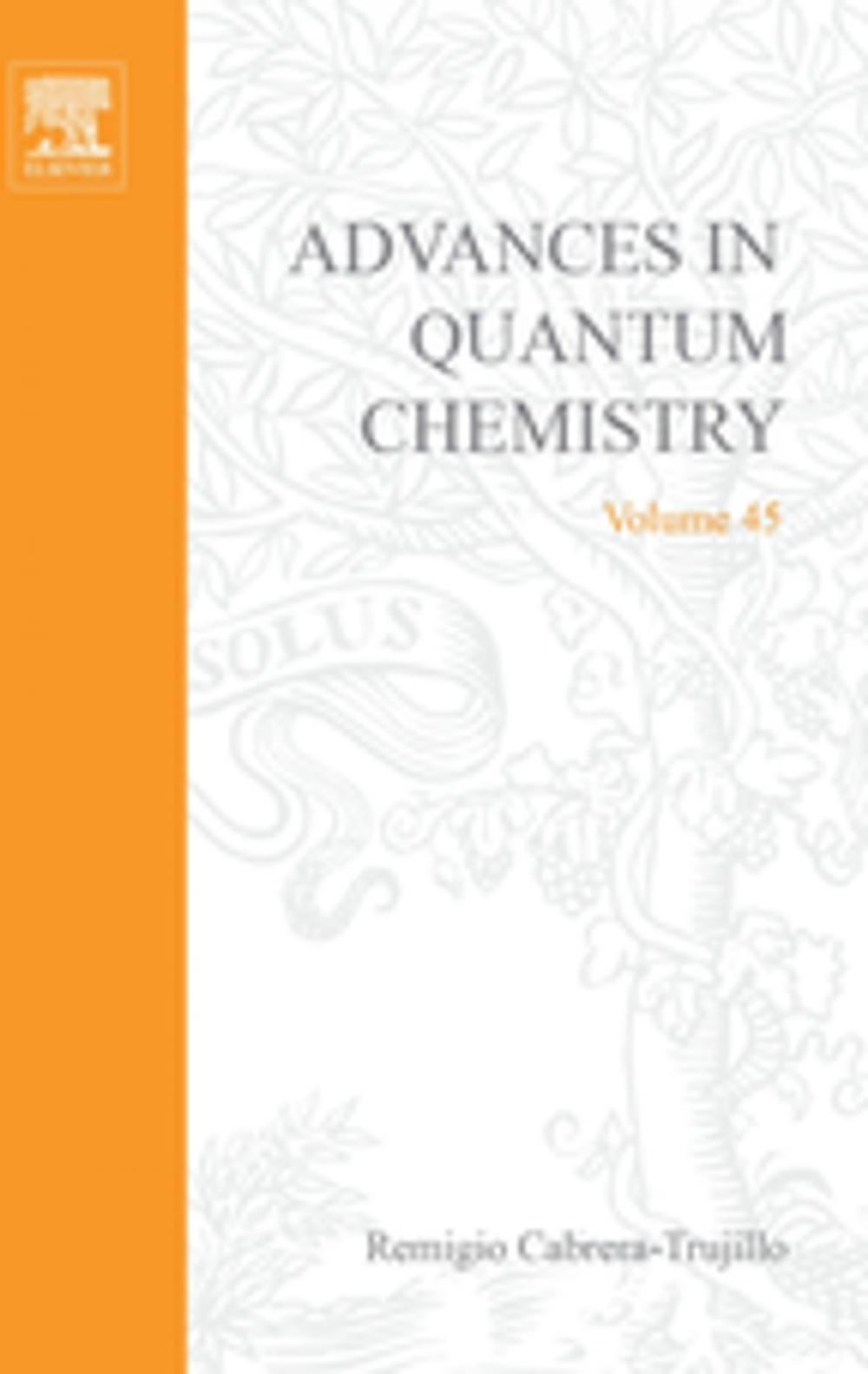 Big bigCover of Advances in Quantum Chemistry