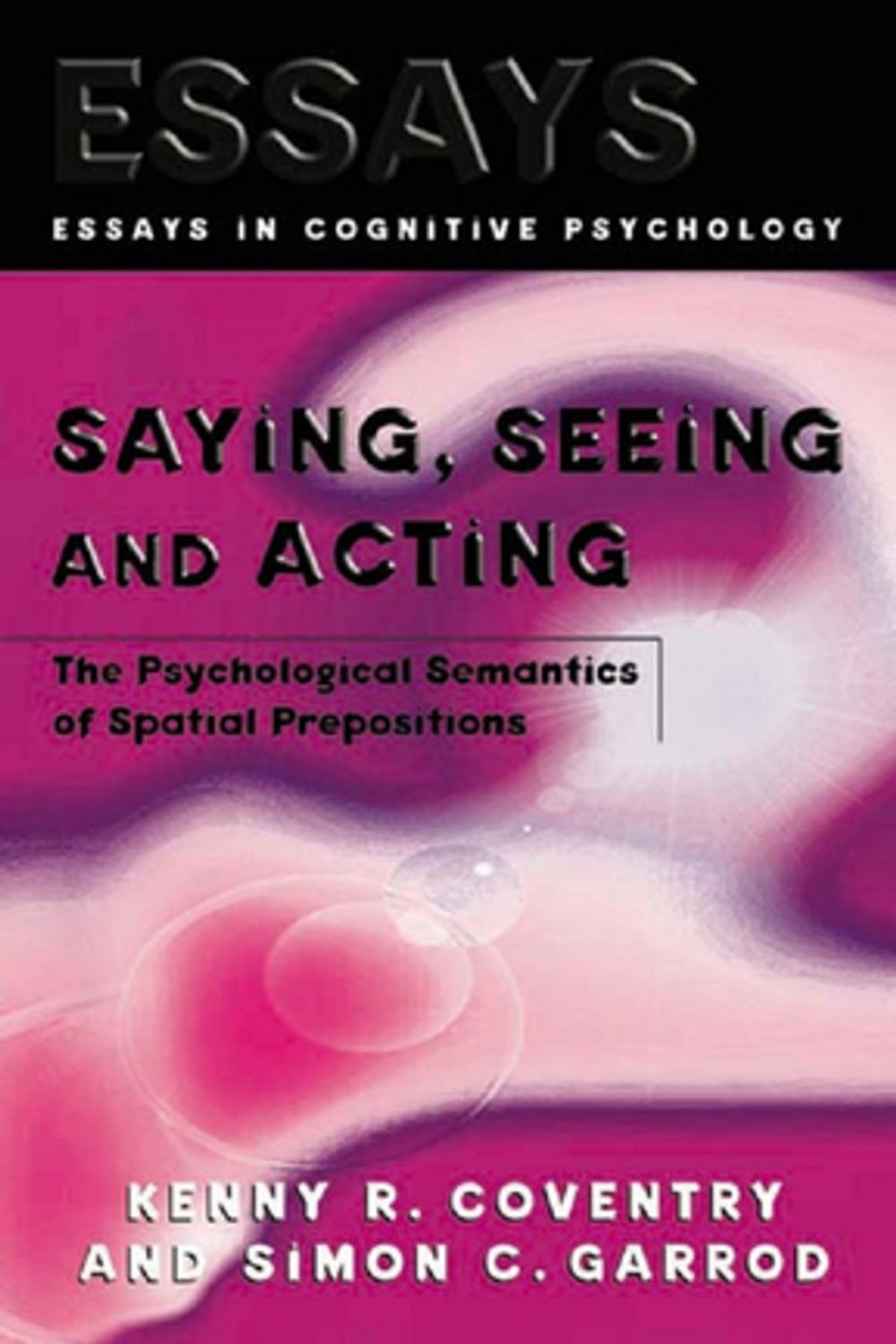 Big bigCover of Saying, Seeing and Acting