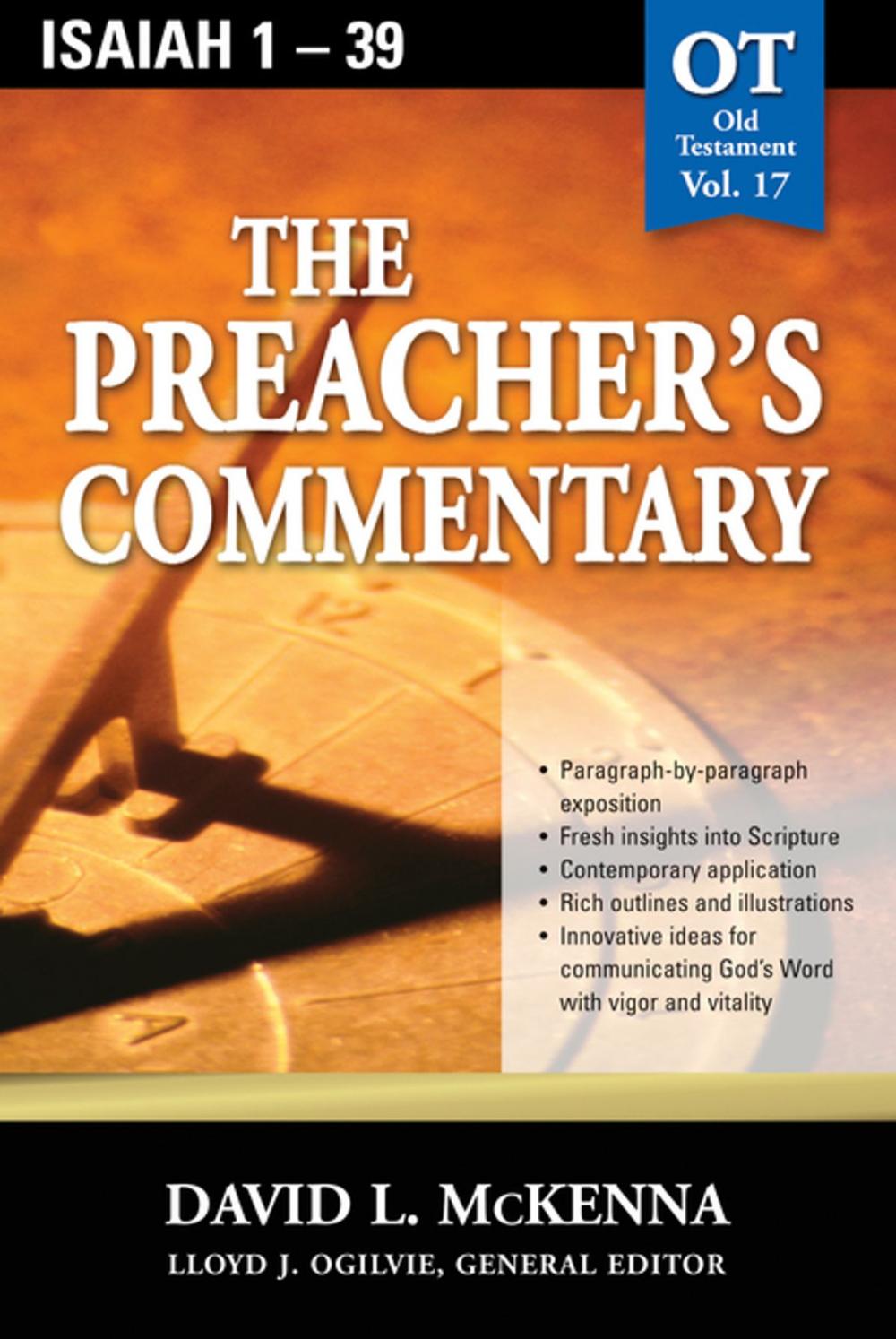 Big bigCover of The Preacher's Commentary - Vol. 17: Isaiah 1-39