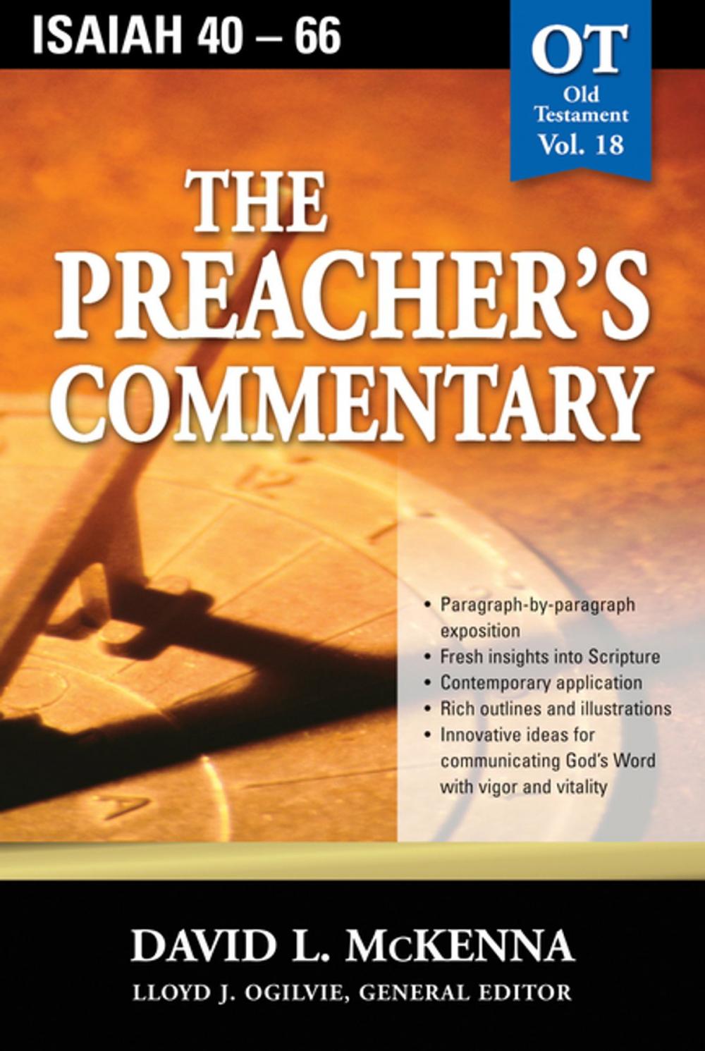 Big bigCover of The Preacher's Commentary - Vol. 18: Isaiah 40-66