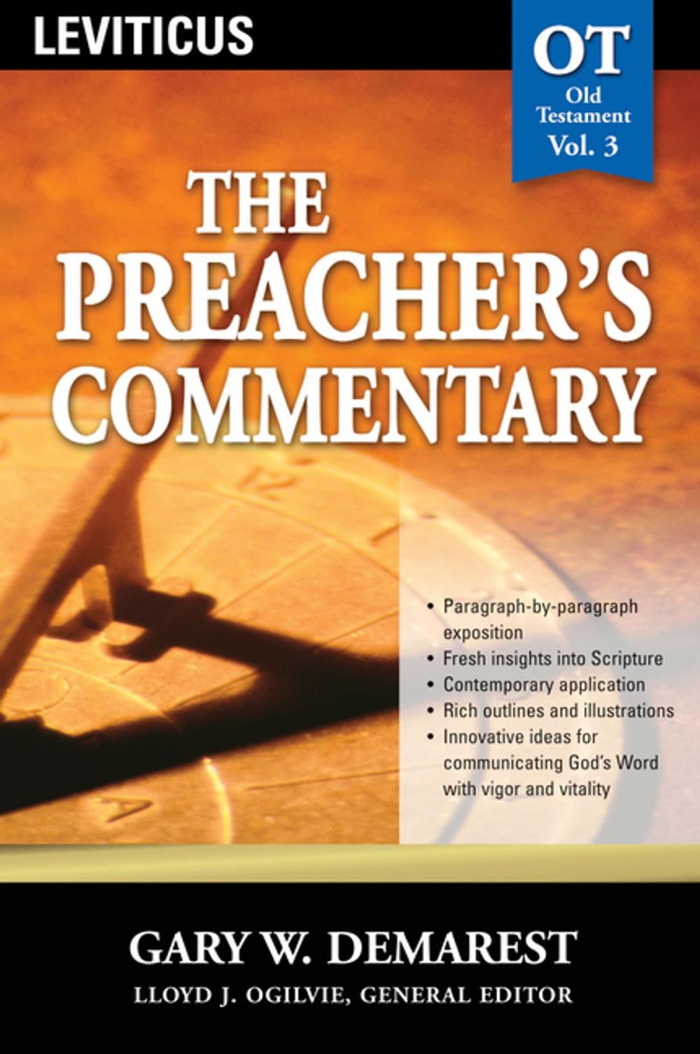 Big bigCover of The Preacher's Commentary - Vol. 03: Leviticus