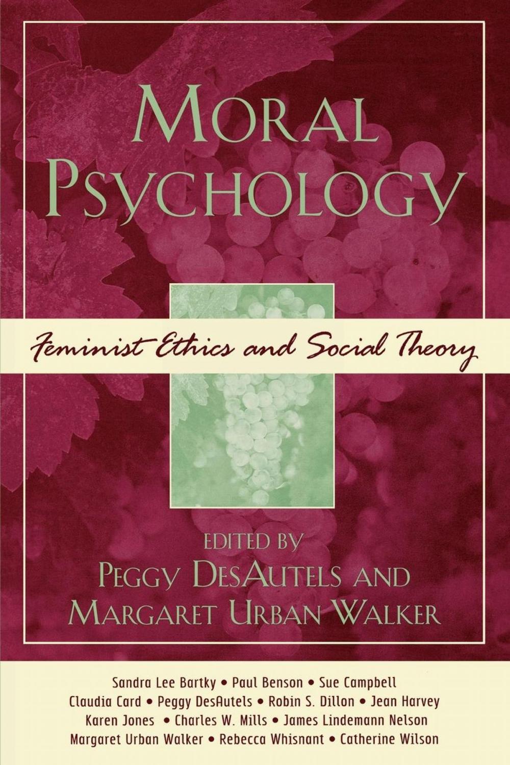 Big bigCover of Moral Psychology