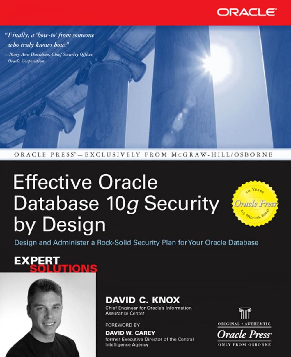 Big bigCover of Effective Oracle Database 10g Security by Design