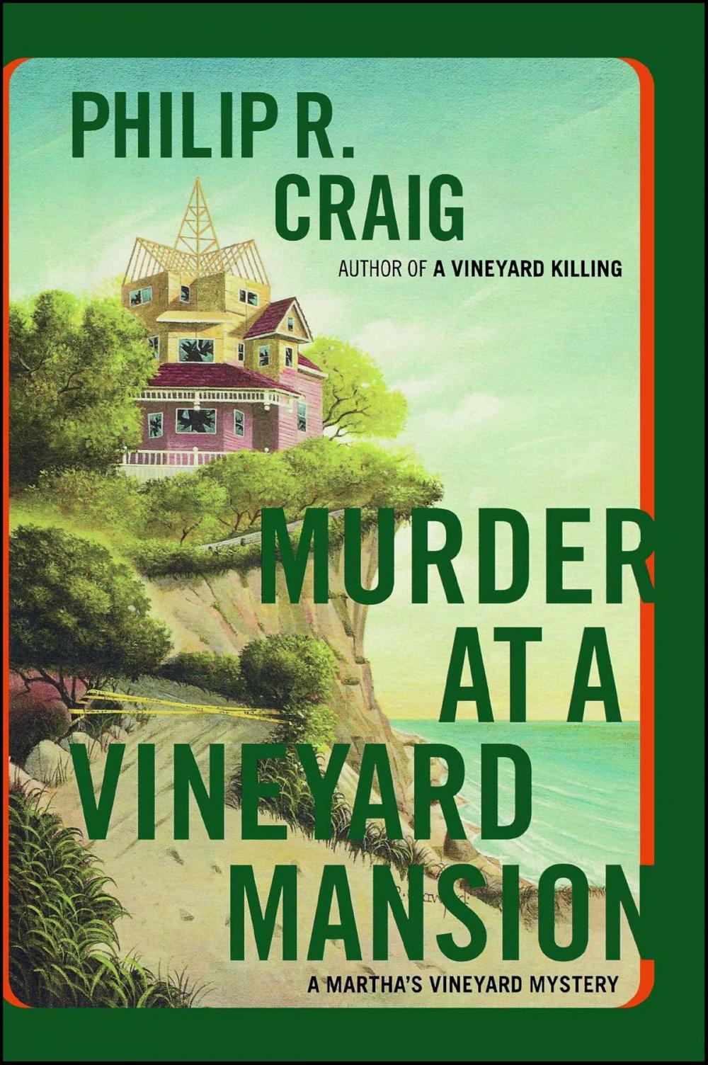 Big bigCover of Murder at a Vineyard Mansion