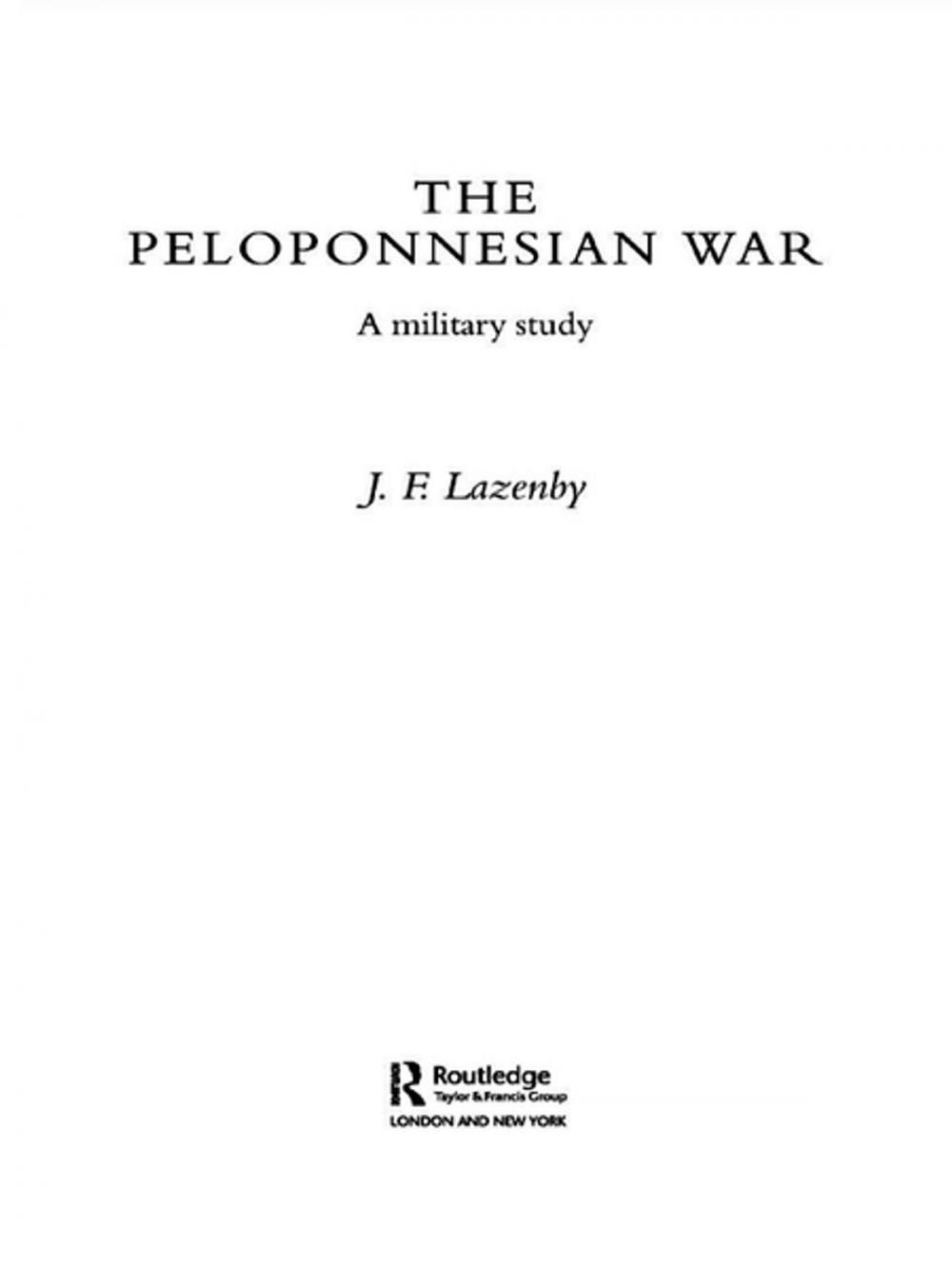 Big bigCover of The Peloponnesian War