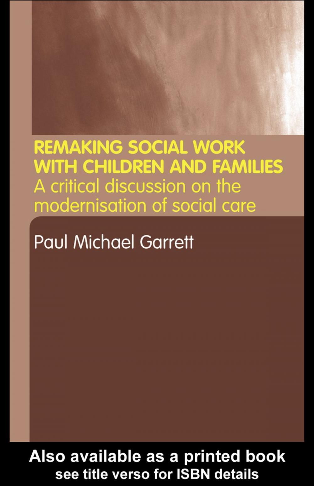 Big bigCover of Remaking Social Work with Children and Families