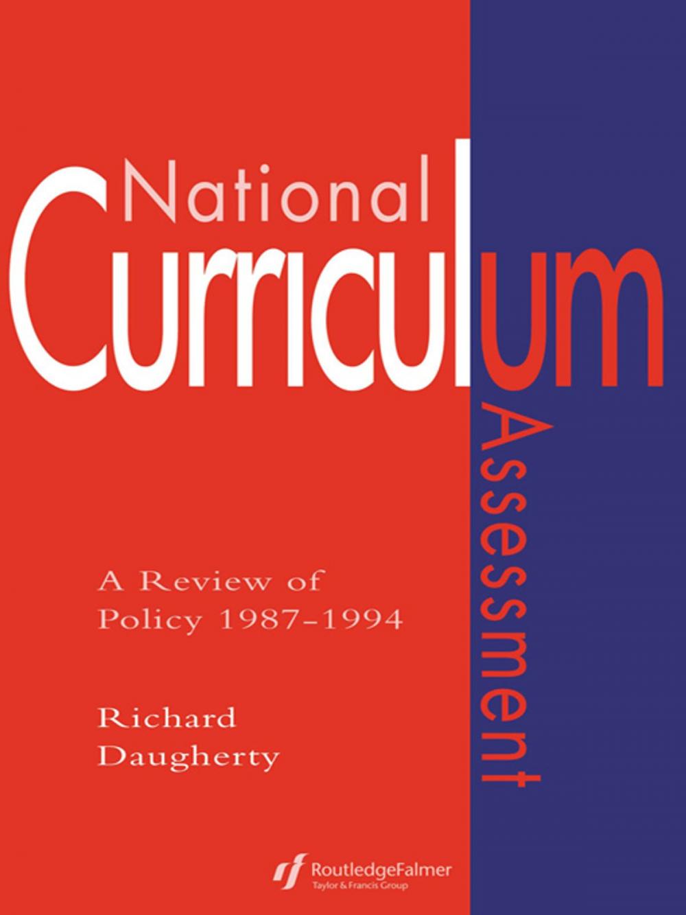 Big bigCover of National Curriculum Assessment