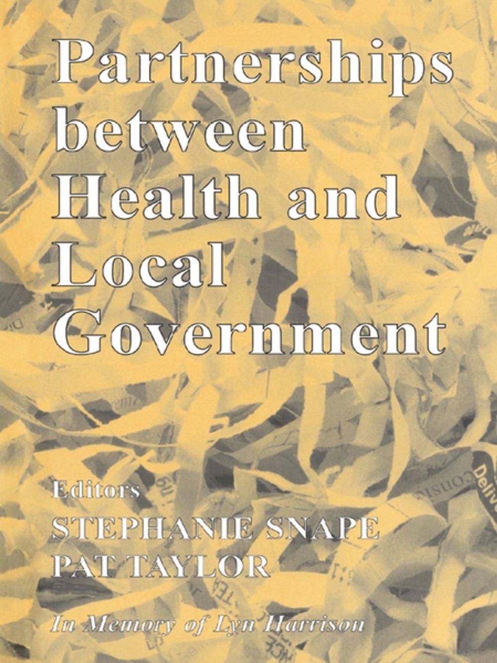 Big bigCover of Partnerships Between Health and Local Government