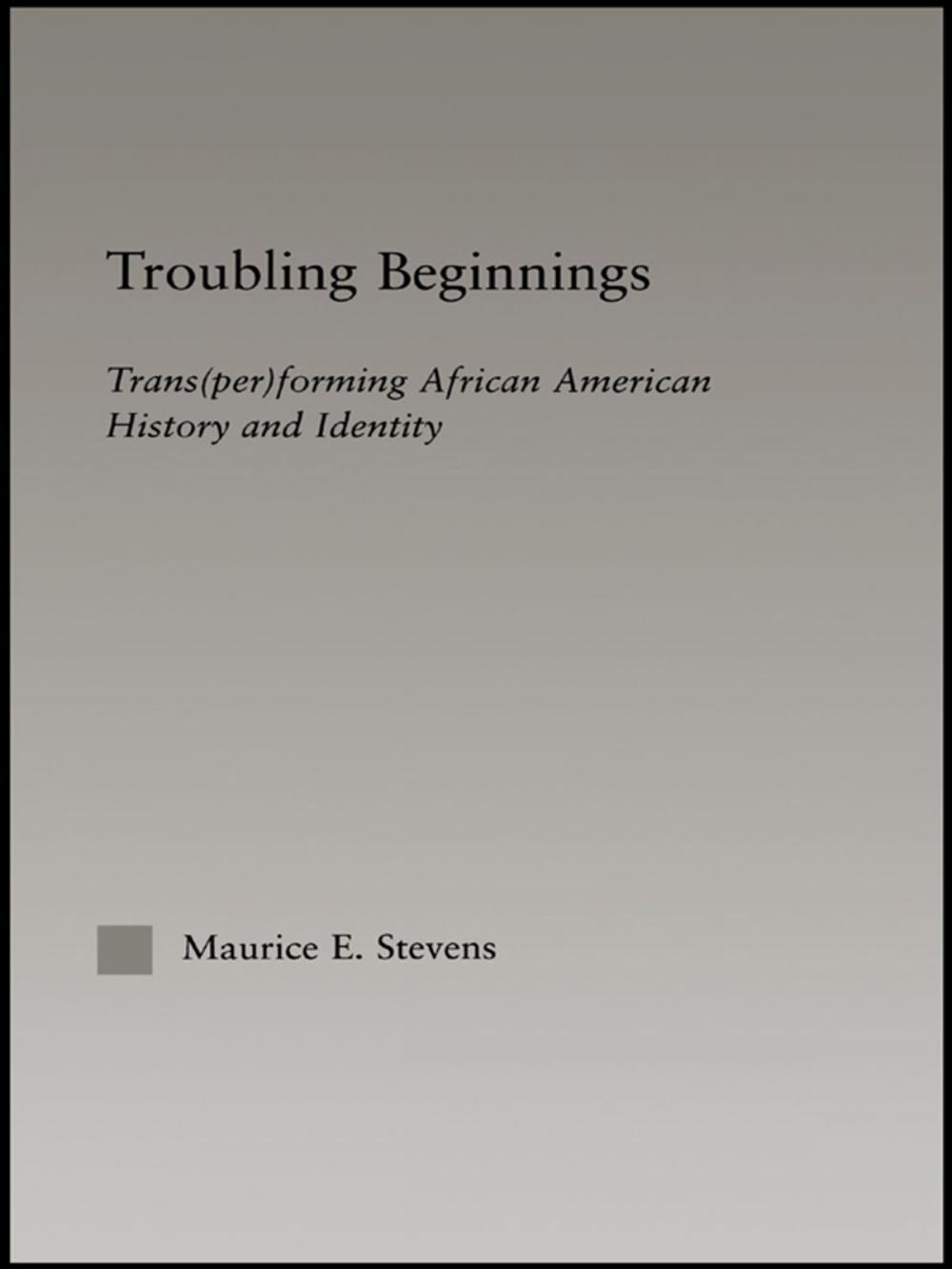 Big bigCover of Troubling Beginnings