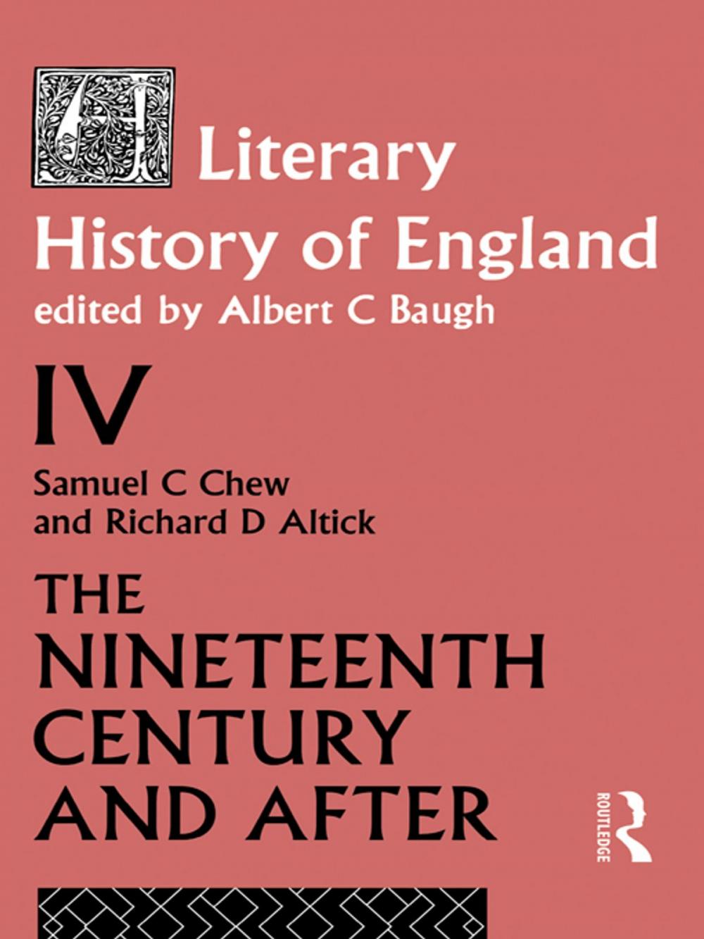 Big bigCover of A Literary History of England Vol. 4