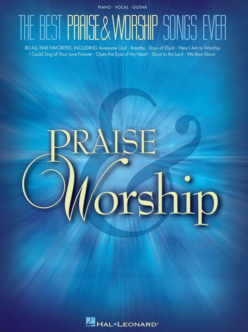 Big bigCover of The Best Praise & Worship Songs Ever Songbook