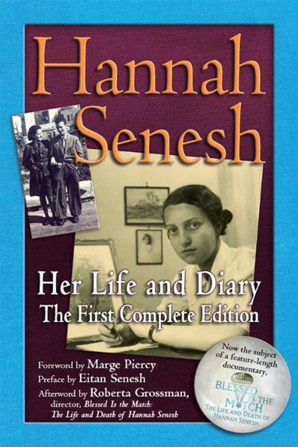 Big bigCover of Hannah Senesh: Her Life and Diary, the First Complete Edition