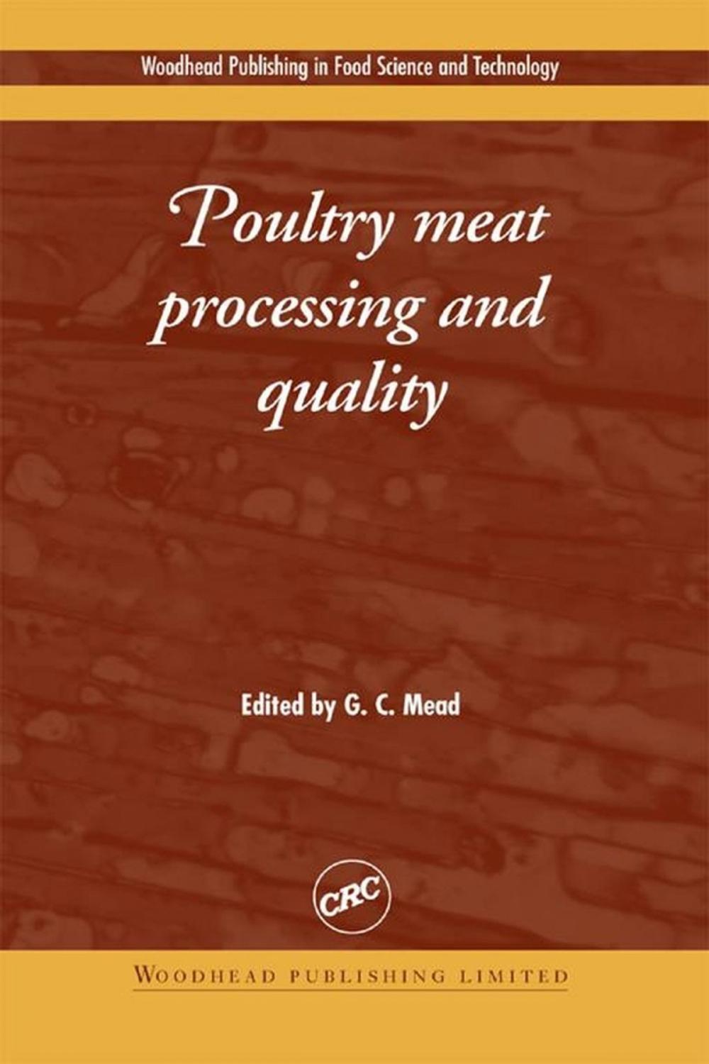 Big bigCover of Poultry Meat Processing and Quality