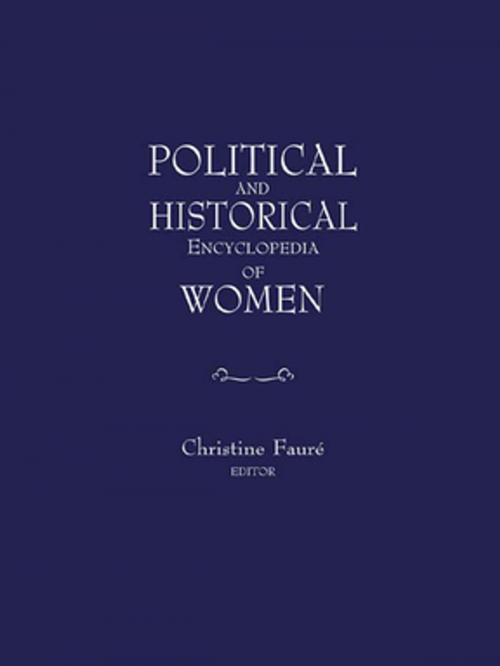 Cover of the book Political and Historical Encyclopedia of Women by , Taylor and Francis