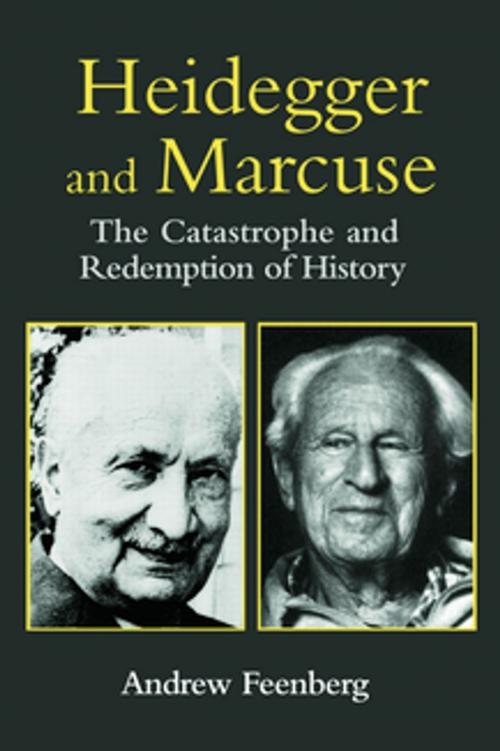 Cover of the book Heidegger and Marcuse by Andrew Feenberg, Taylor and Francis