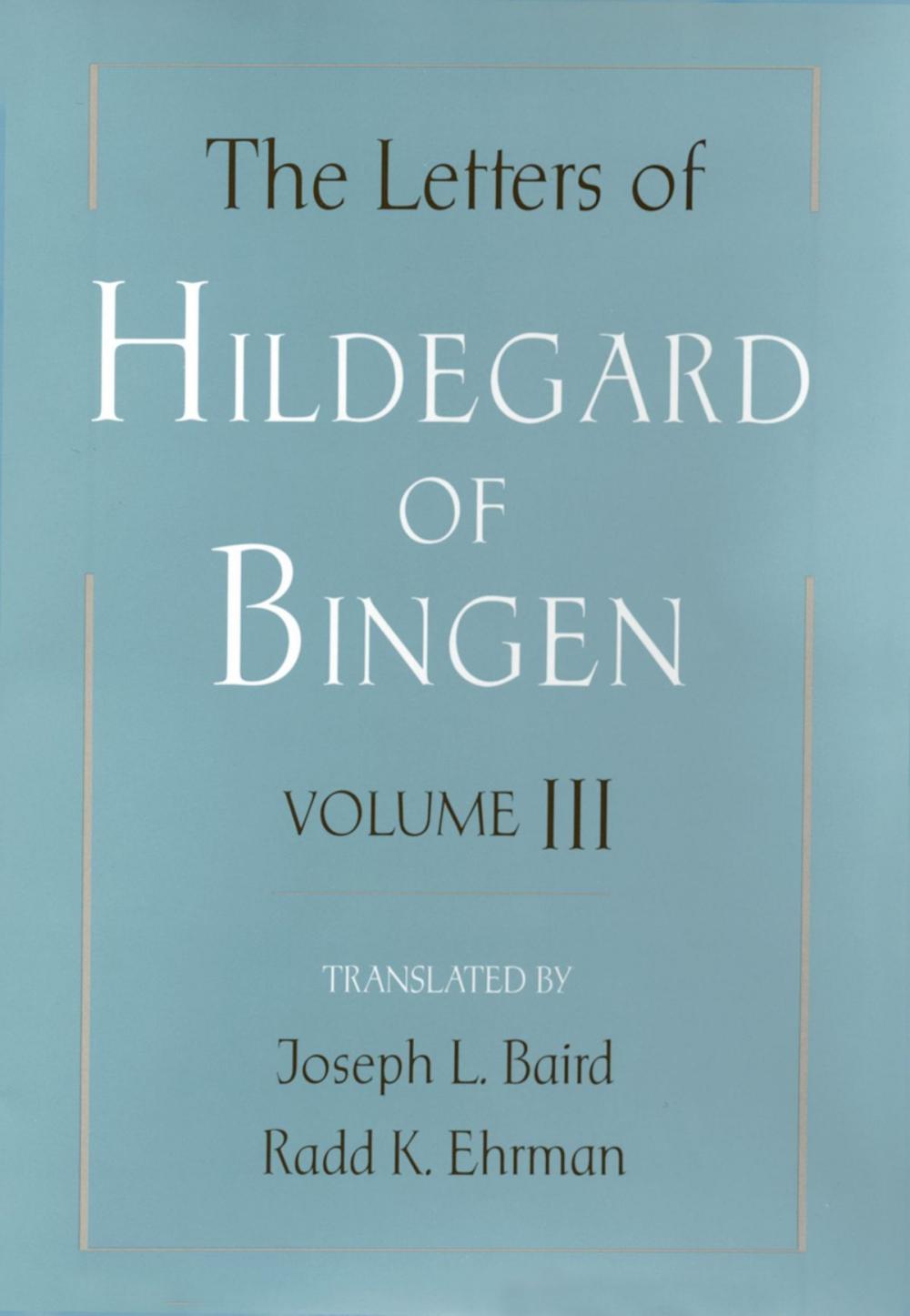 Big bigCover of The Letters of Hildegard of Bingen