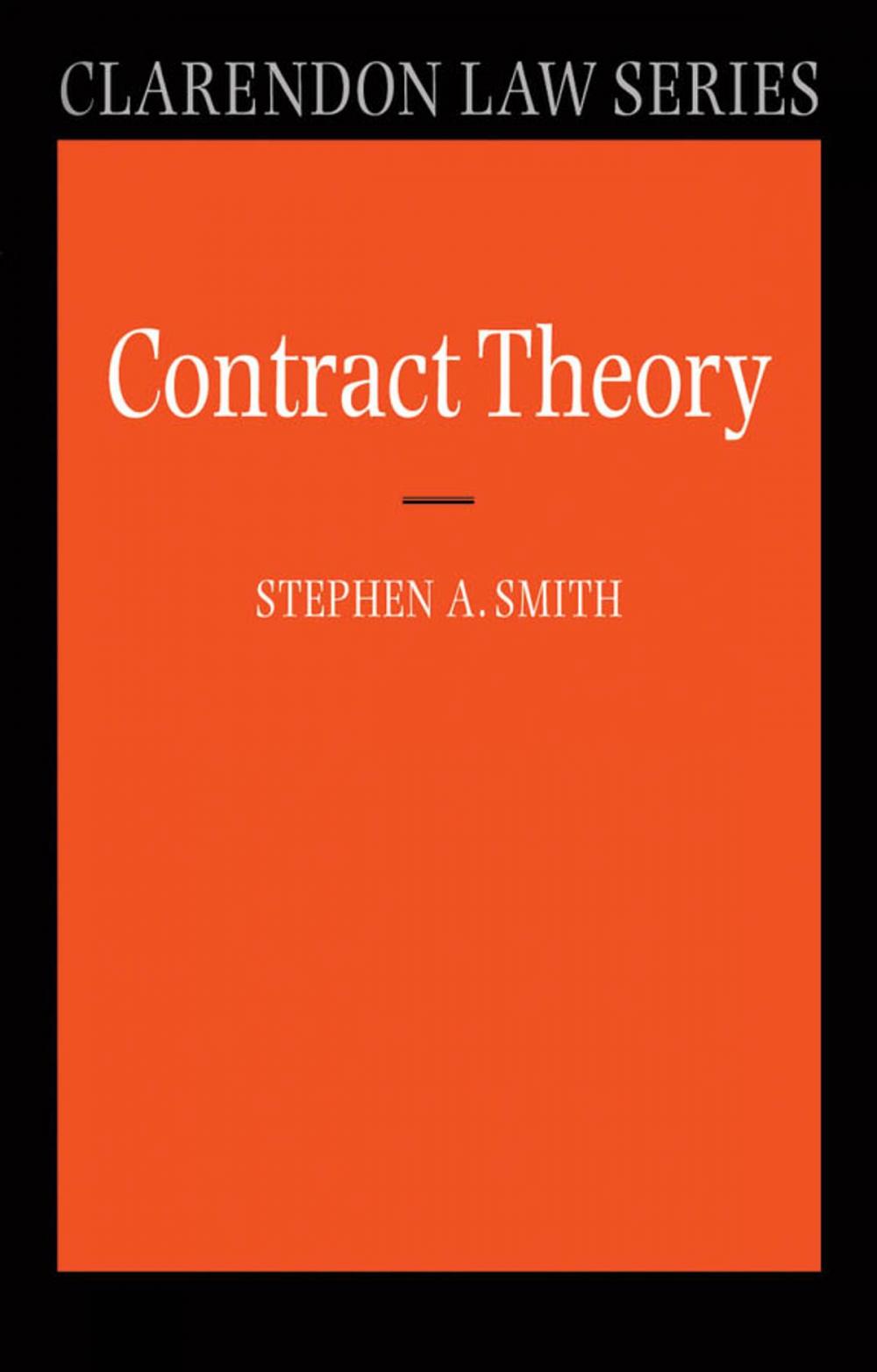 Big bigCover of Contract Theory