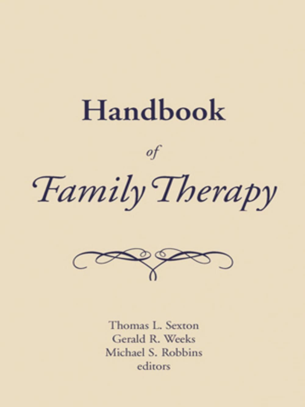 Big bigCover of Handbook of Family Therapy