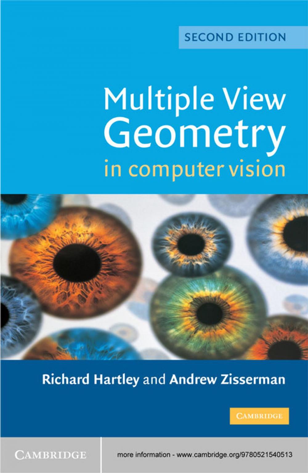 Big bigCover of Multiple View Geometry in Computer Vision