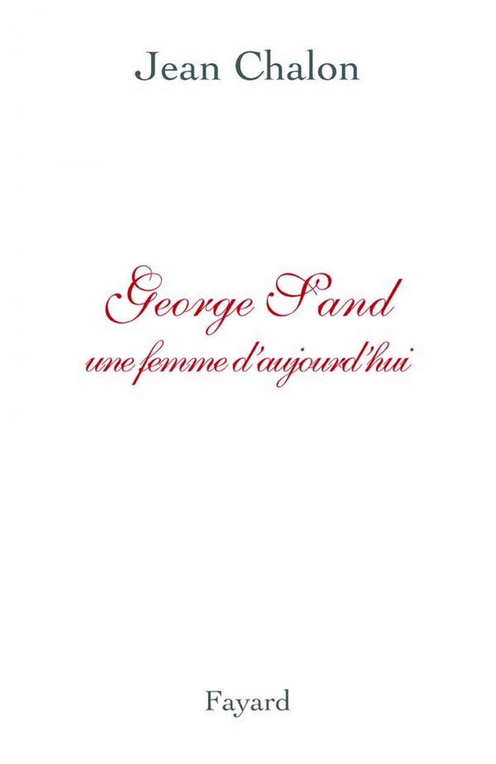 Big bigCover of George Sand