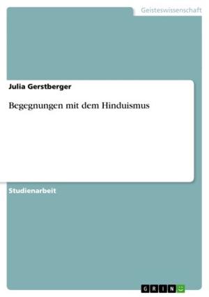 Cover of the book Begegnungen mit dem Hinduismus by Guido Pabst