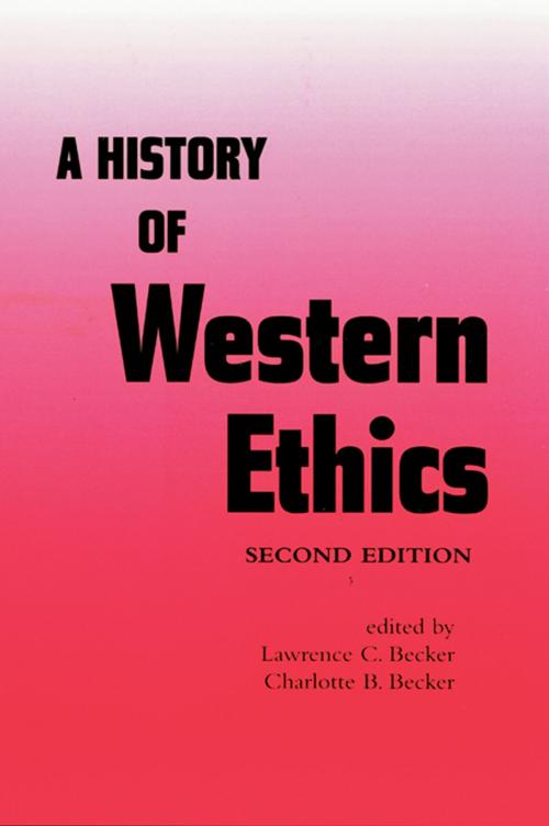 Cover of the book A History of Western Ethics by , Taylor and Francis