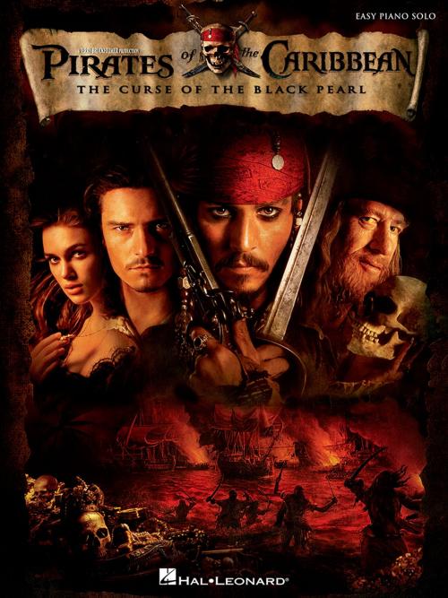 Cover of the book Pirates of the Caribbean - The Curse of the Black Pearl (Songbook) by Klaus Badelt, Hal Leonard