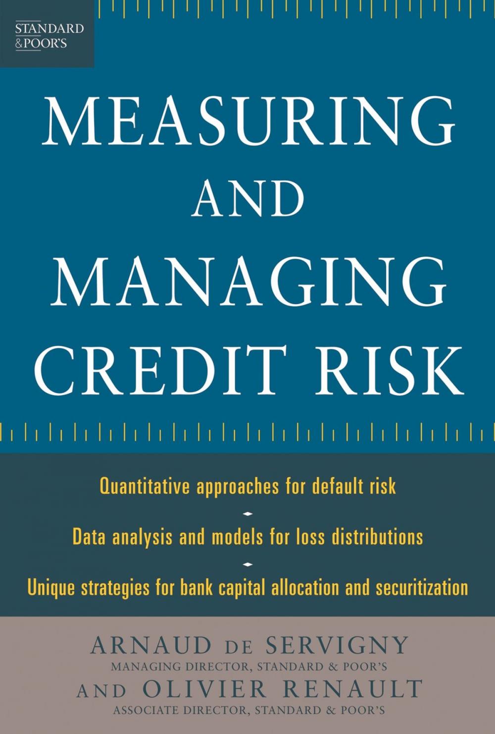 Big bigCover of Measuring and Managing Credit Risk