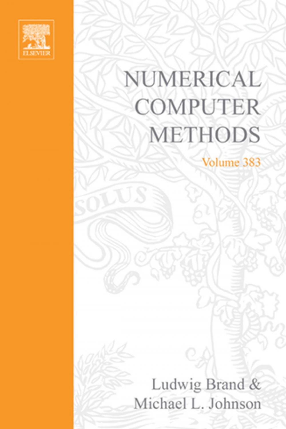 Big bigCover of Numerical Computer Methods, Part D
