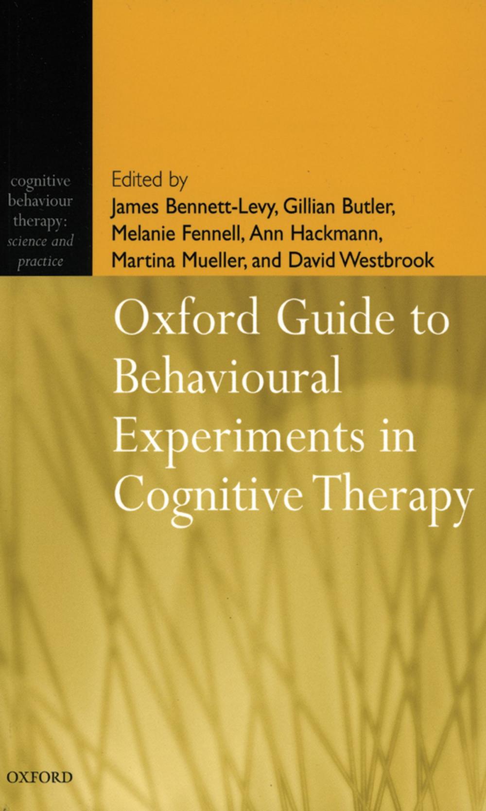 Big bigCover of Oxford Guide to Behavioural Experiments in Cognitive Therapy