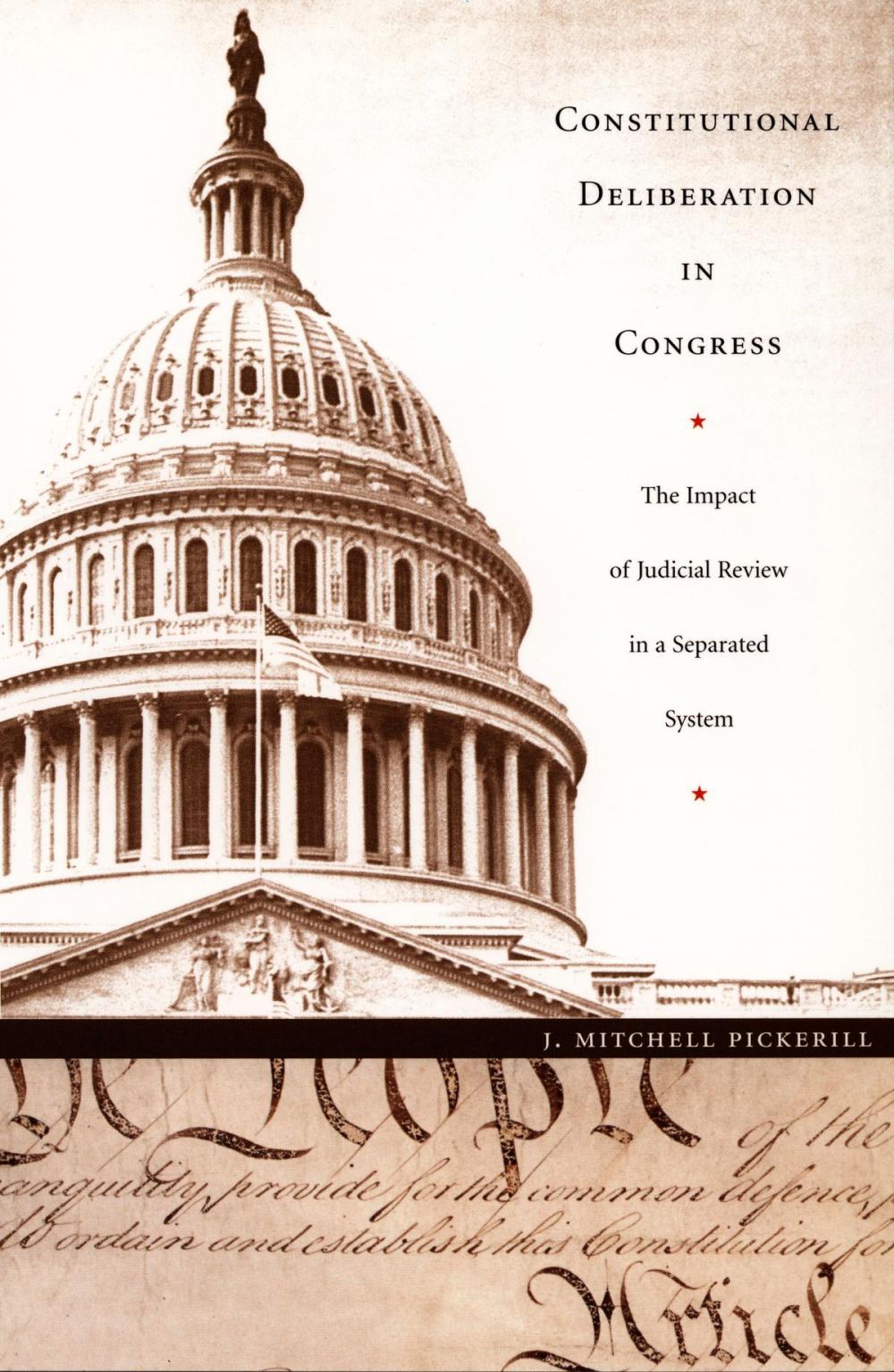 Big bigCover of Constitutional Deliberation in Congress