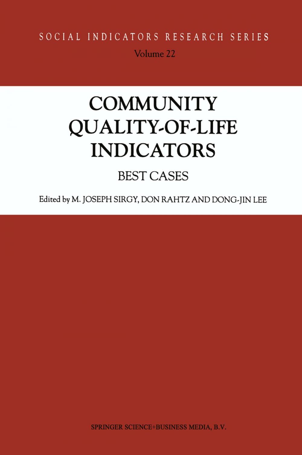 Big bigCover of Community Quality-of-Life Indicators