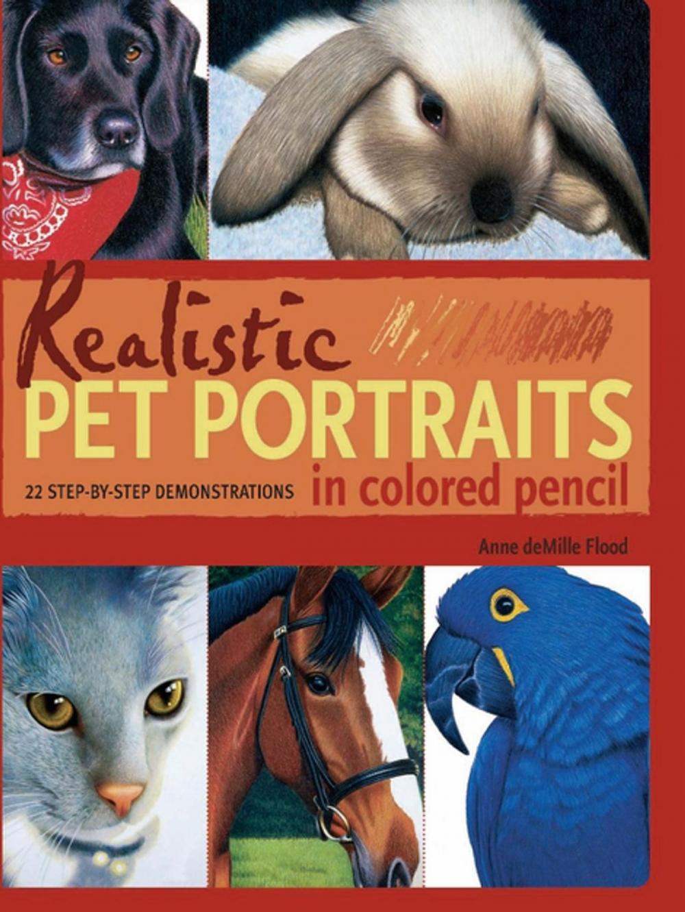 Big bigCover of Realistic Pet Portraits in Colored Pencil