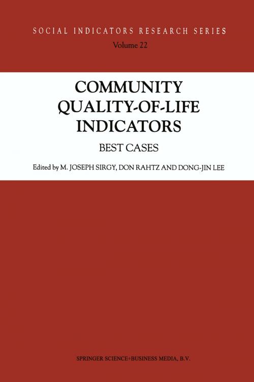 Cover of the book Community Quality-of-Life Indicators by , Springer Netherlands